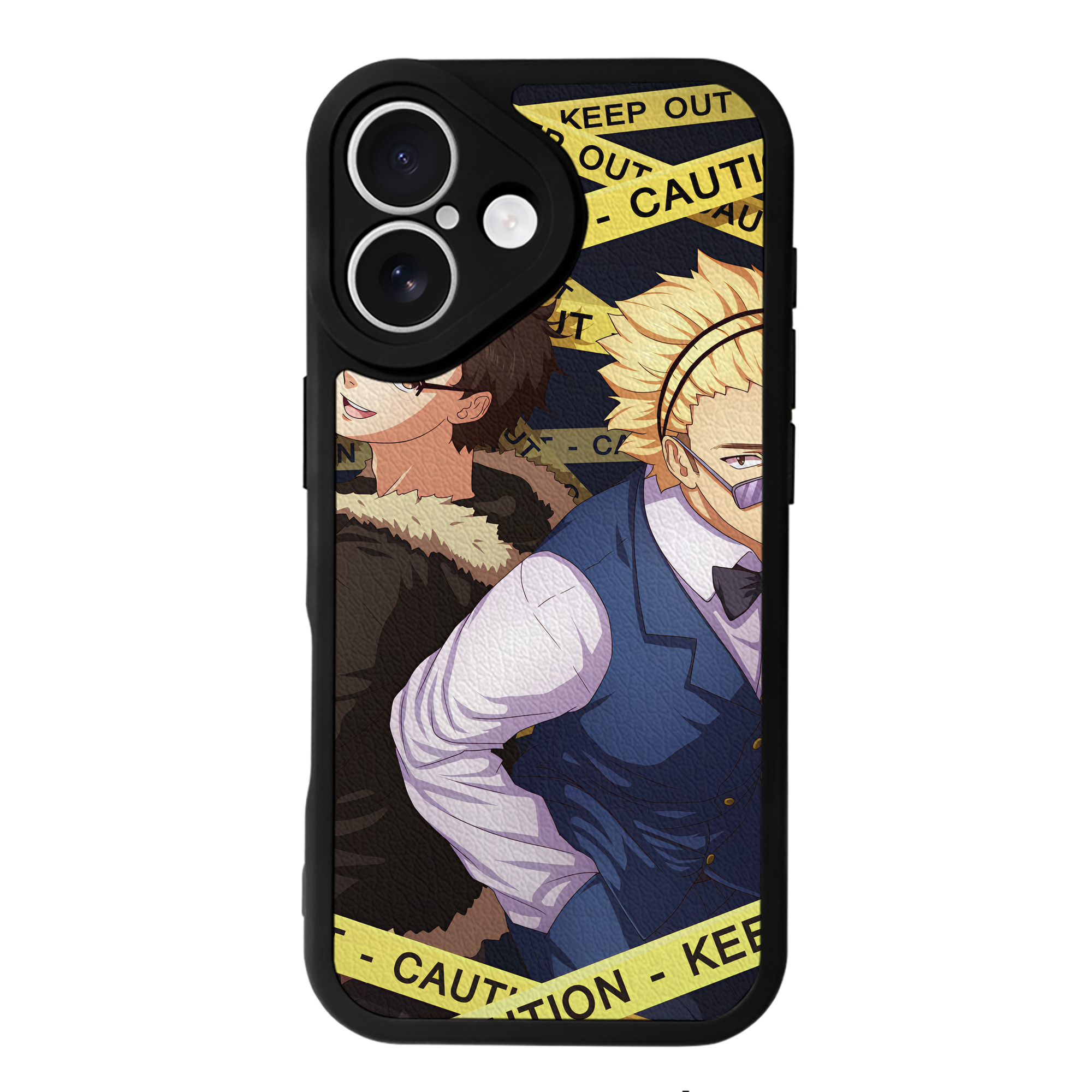（画像用） ハイキュー!! Haikyu!! 【iPhone 16シリーズ対応】シリコンスマホケース（レザー調） 材質：シリコン